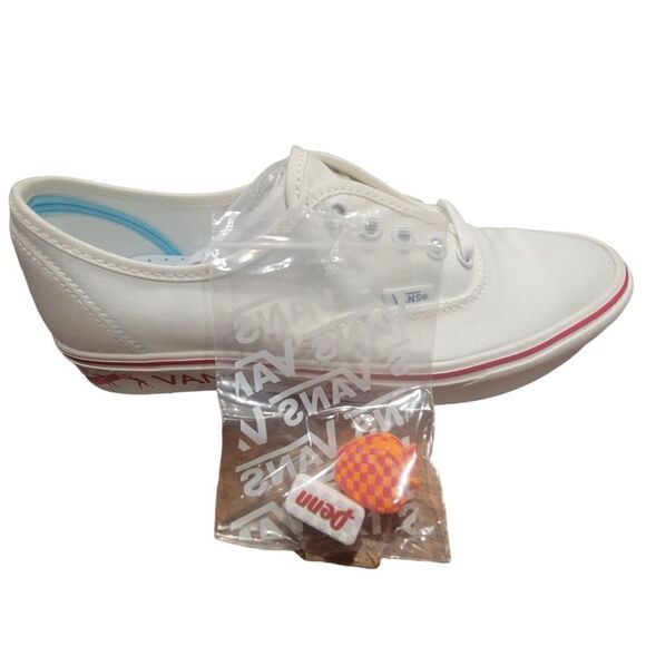 VN0A3WM748C Vans Comfycush Authent Blanc De Blanc/Red Men's - Women's - Picture 11 of 14